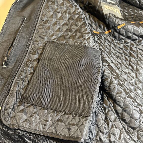 NexGen Motorcycle Jacket Black Purple Waterproof Nylon Zip Out Liner Large - Picture 13 of 16